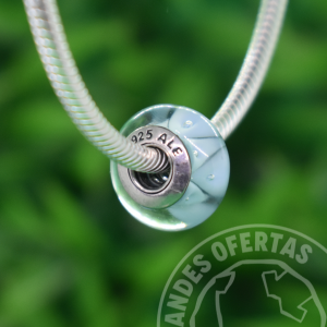 Murano Celeste Pastel Triangulos