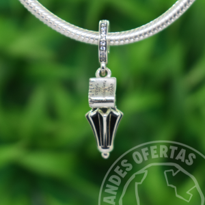 Charm Sombrilla Mary Poppins Plata