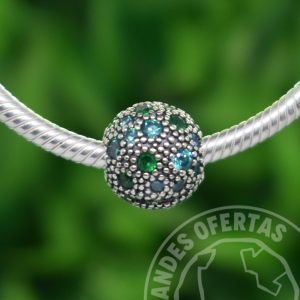 Clip Estrellas Cosmicas Verdes Plata