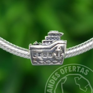 Charm Barco Crucero Plata