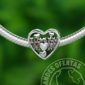 Charm I Love You Mom Plata