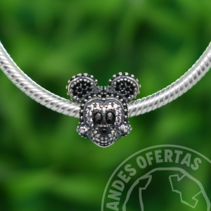 Charm Mickey Brillante Plata