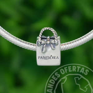Charm Bolsa Pandora Plata