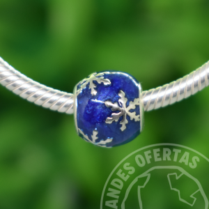 Charm Copos de Nieve Plata