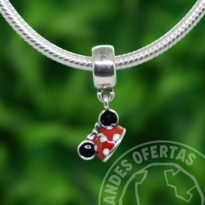 Charm Gorrito Rojo de Minnie Plata