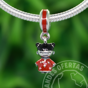 Charm Muñequita China Plata