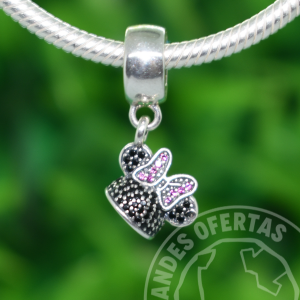 Charm Gorrito Minnie Brillante Plata