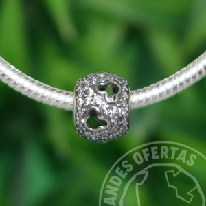 Charm Silueta Mickey Esfera Plata
