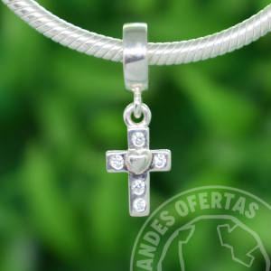 Charm Cruz Plata