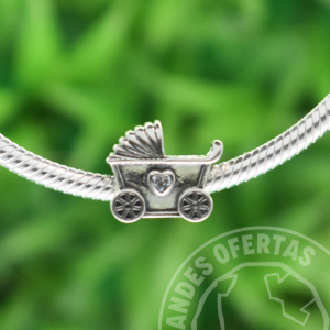 Charm Coche Bebe Plata