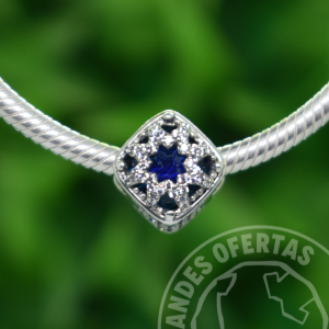 Charm Glacial Azul Plata