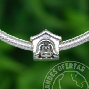 Charm Casa de Perrito Plata