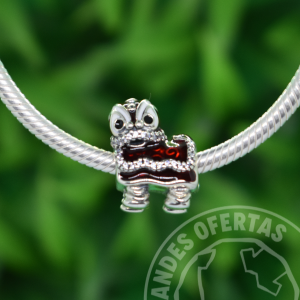 Charm Leon Chino A?o Nuevo Plata