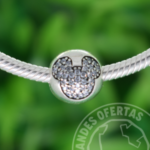 Clip Mickey Esfera Plata