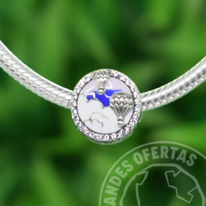 Charm Viaje en Globo Plata
