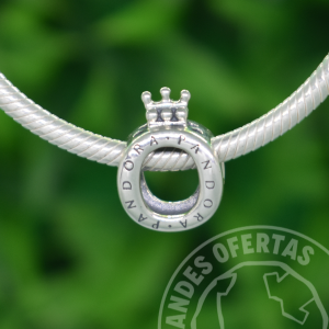 Charm Logo Pandora Plata