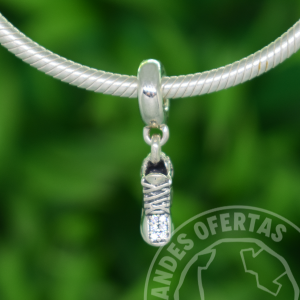 Charm Zapatito Tennis Plata
