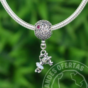 Charm Minnie Flotante Plata