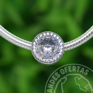 Clip Brillante Blanco Plata