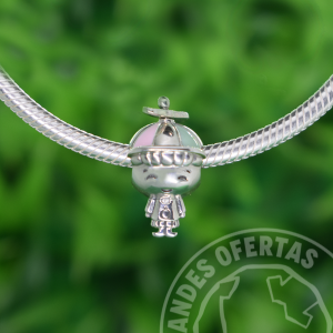 Charm Niño Gorra Helice Plata