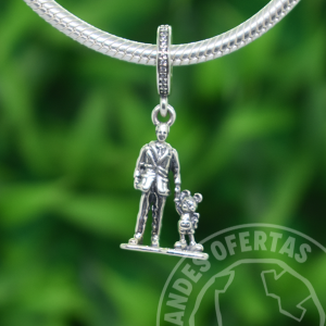 Charm Estatua Walt Disney & Mickey Plata