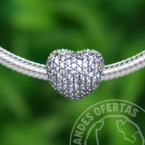 Clip Abre Mi Corazon Blanco Plata