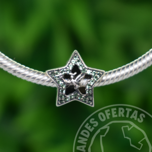 Charm Estrella Campanita Plata