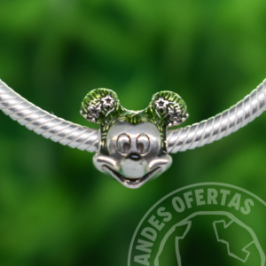 Charm Mickey Arbusto Plata