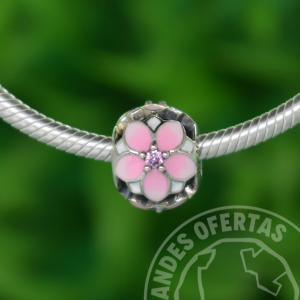 Charm Esfera Magnolia Plata