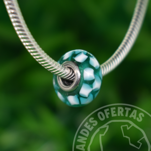 Murano Turquesa y Blanco