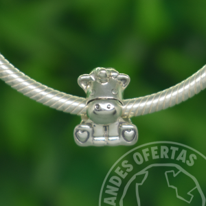 Charm Bruno el Unicornio Plata