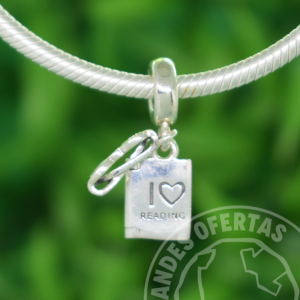 Charm I Love Reading Plata