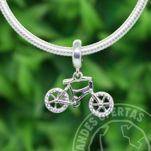 Charm Bicicleta Plata