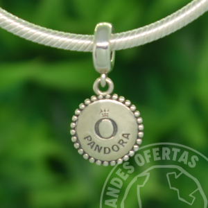 Charm Medalla Logo Pandora Plata