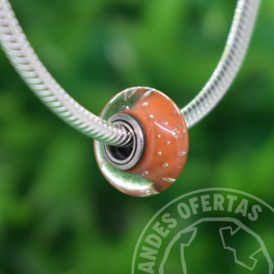 Murano Anaranjado con Burbujas